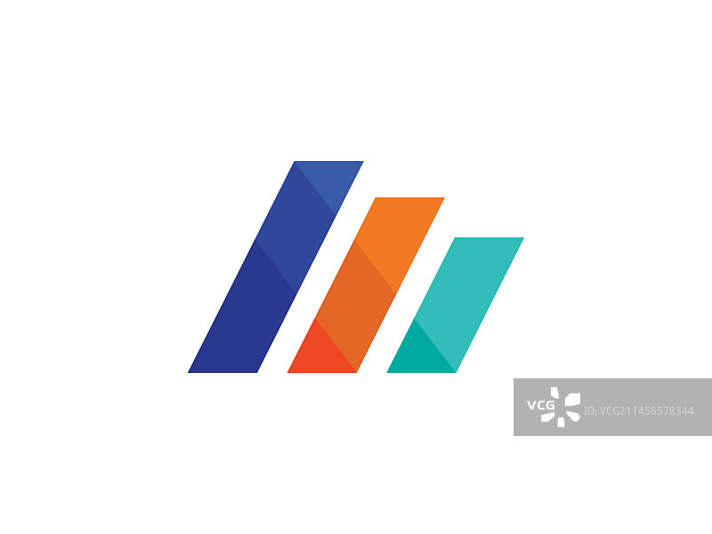 字母M logo图标设计模板元素图片素材