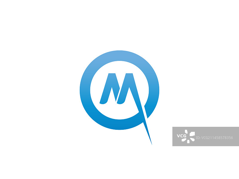 字母M logo图标设计模板元素图片素材