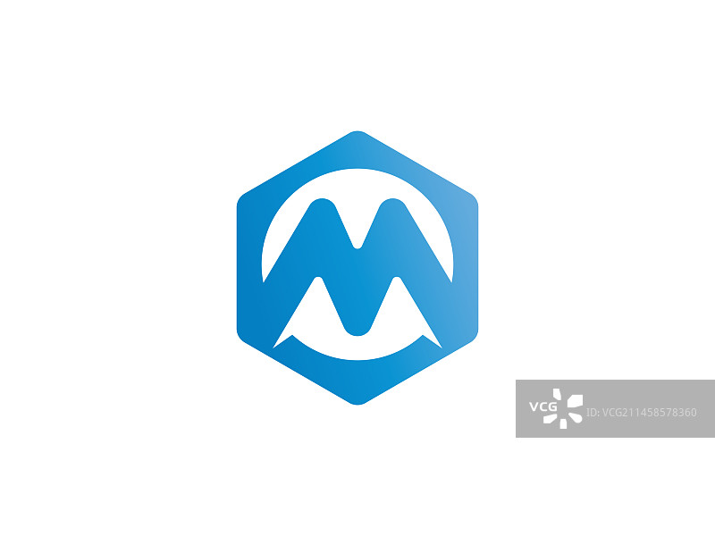 字母M logo图标设计模板元素图片素材