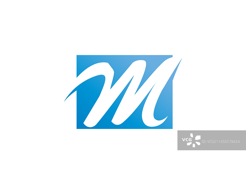 字母M logo图标设计模板元素图片素材