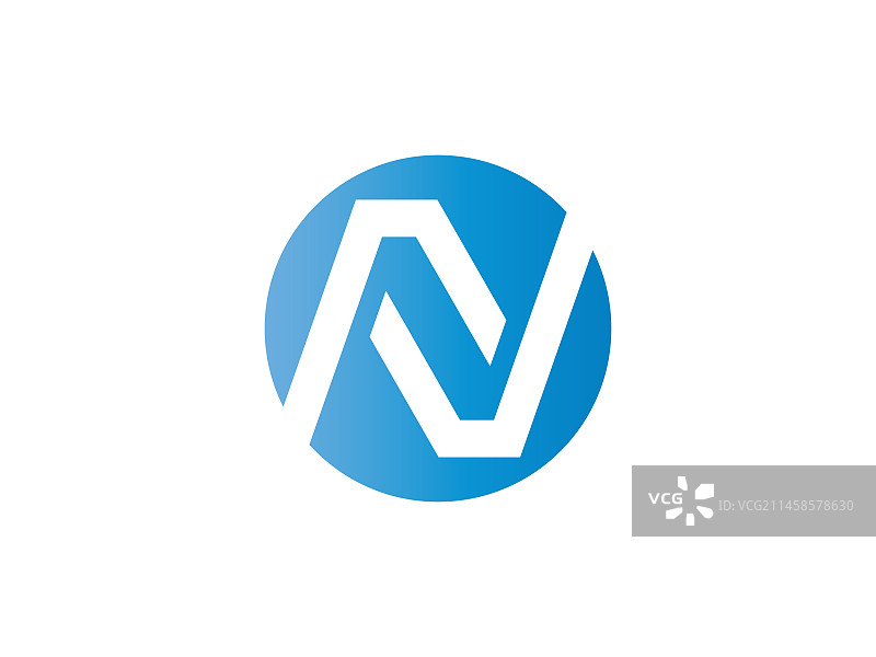 字母N标志图标设计模板元素图片素材
