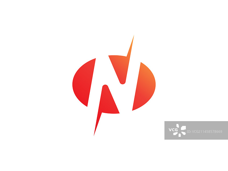 字母N标志图标设计模板元素图片素材