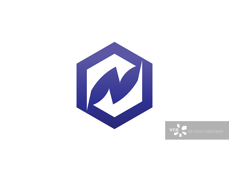 字母N标志图标设计模板元素图片素材