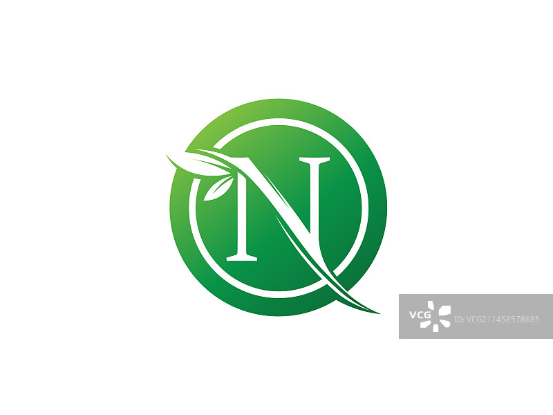 字母N标志图标设计模板元素图片素材