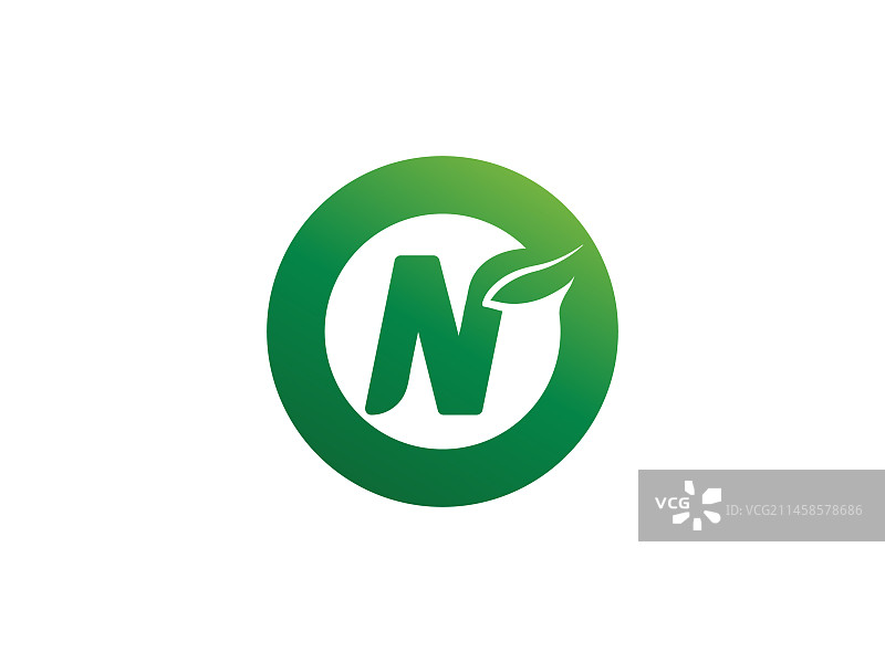字母N标志图标设计模板元素图片素材