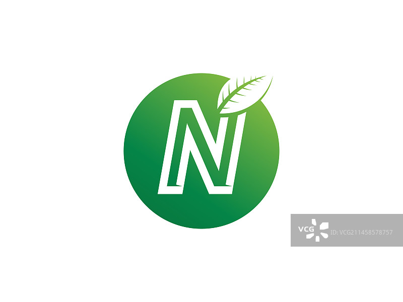字母N标志图标设计模板元素图片素材