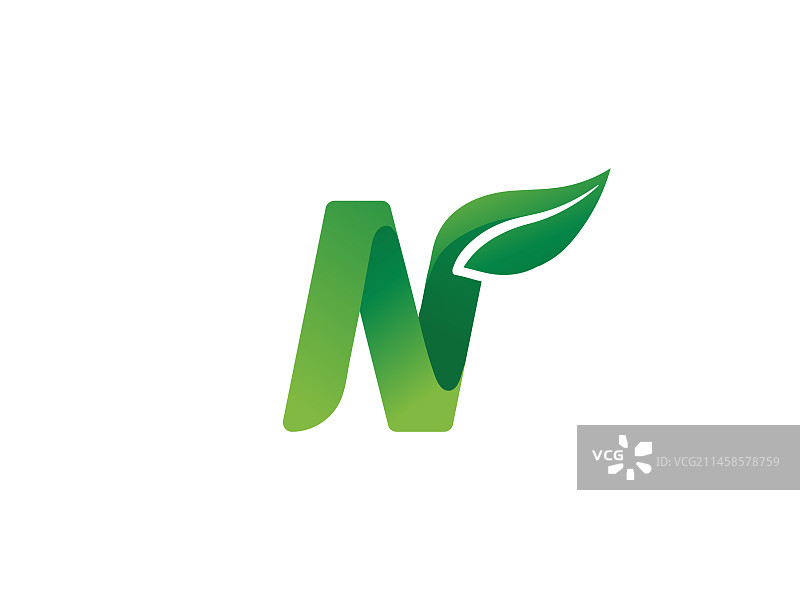 字母N标志图标设计模板元素图片素材