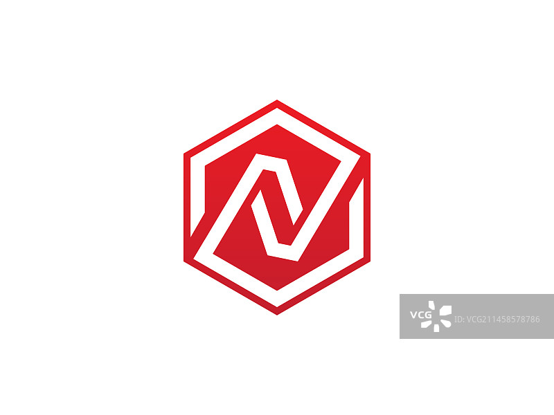 字母N标志图标设计模板元素图片素材