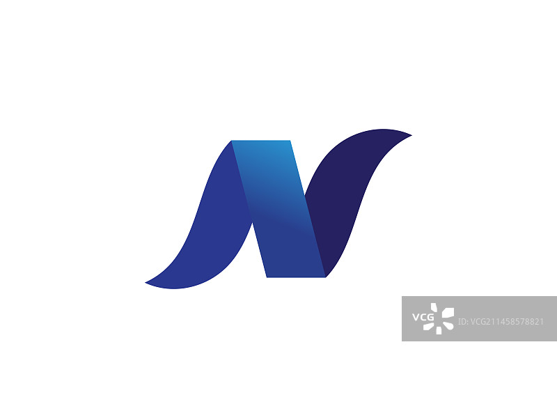 字母N标志图标设计模板元素图片素材