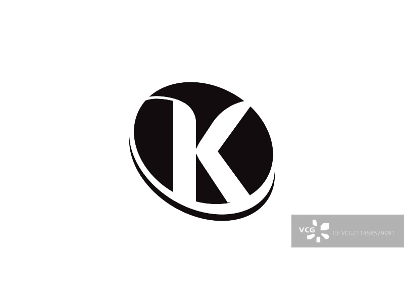 字母k标志图标设计模板元素图片素材