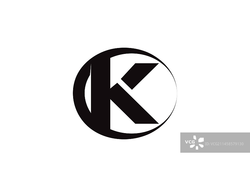 字母k标志图标设计模板元素图片素材