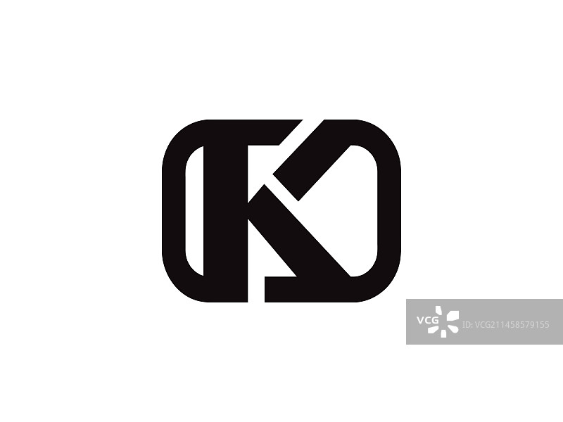 字母k标志图标设计模板元素图片素材