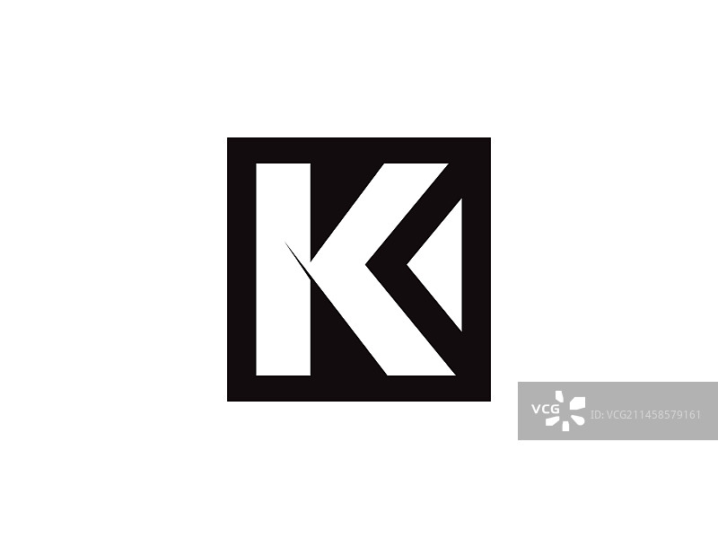 字母k标志图标设计模板元素图片素材