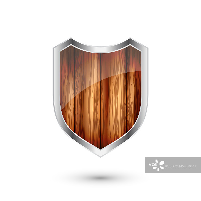 黑色木质复古盾牌图标图片素材