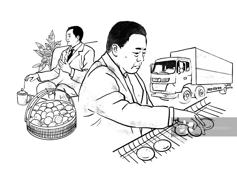 鸡蛋直销 农家经济图片素材