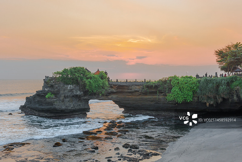 印度尼西亚巴厘岛海神庙风光图片素材