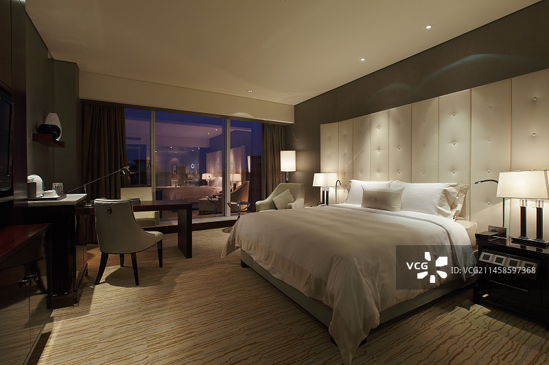 豪华酒店客房图片素材