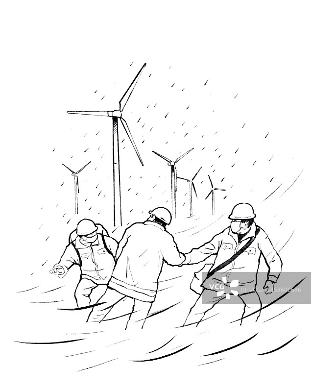 恶劣天气 工程 风沙图片素材