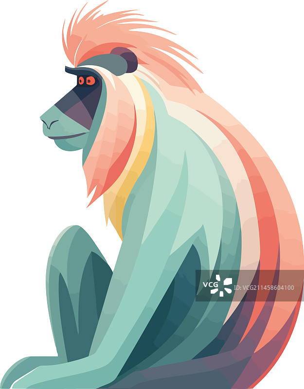 猴子动物图标图片素材