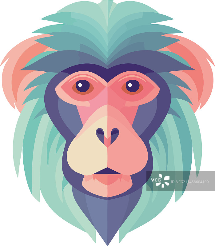 猴子头像图标图片素材