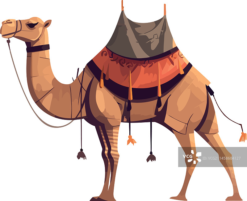 带座椅的骆驼图标图片素材