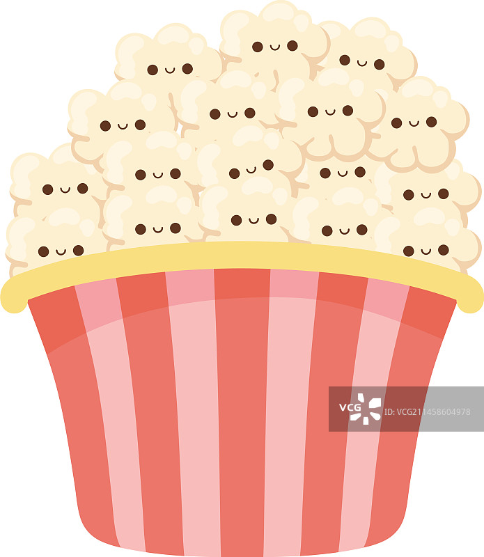 可爱爆米花容器图片素材