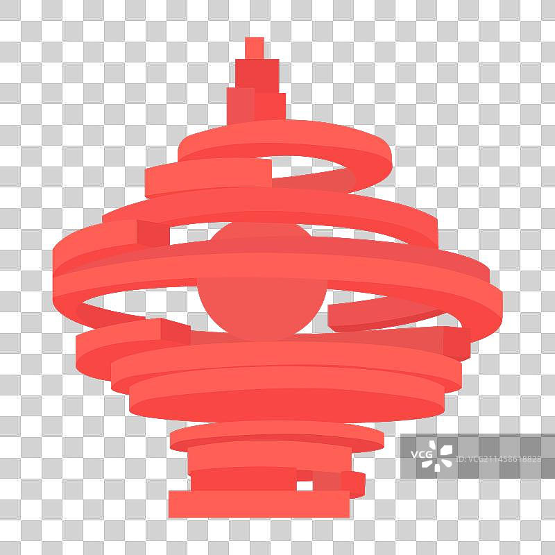 青岛五四广场五月的风建筑插画图片素材