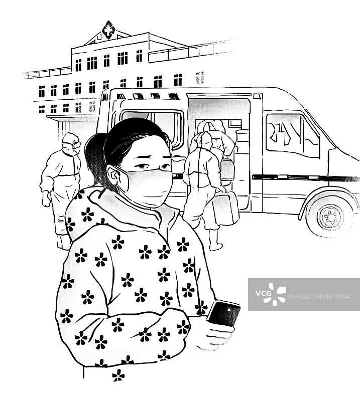 疫情 救援 援助 离开家 女人医护人员图片素材