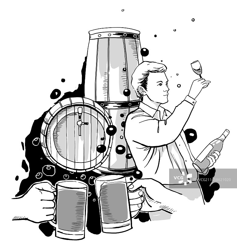 酿酒 喝酒 啤酒图片素材