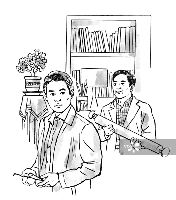 书画交易 送礼 爱好 收藏 交友 朋友图片素材