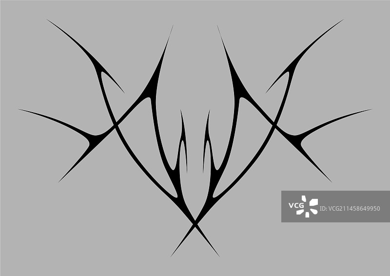 网络符号主义设计新部落哥特风格图片素材