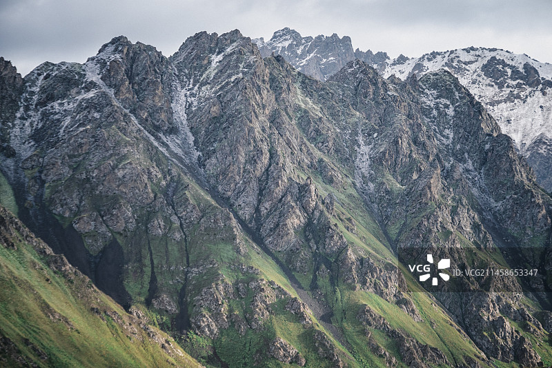中国新疆天山山脉图片素材