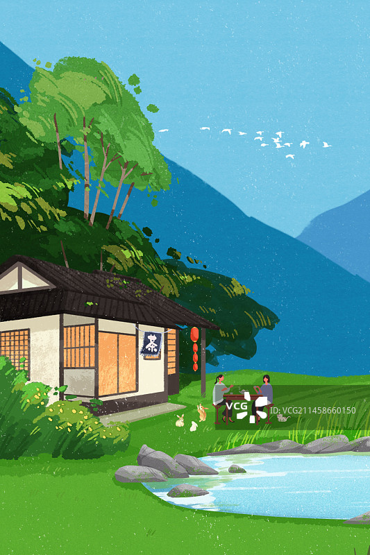 休闲的假期图片素材