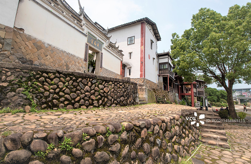 中国历史文化名镇、福州永泰千年古镇魅力嵩口图片素材