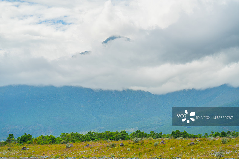 云南丽江东巴谷景区自然景色图片素材