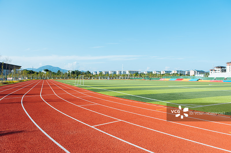 田径场足球场训练方式图片素材