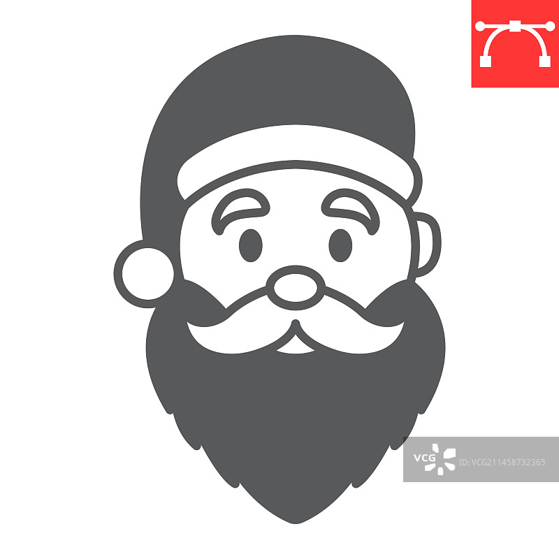 圣诞老人标志图标图片素材