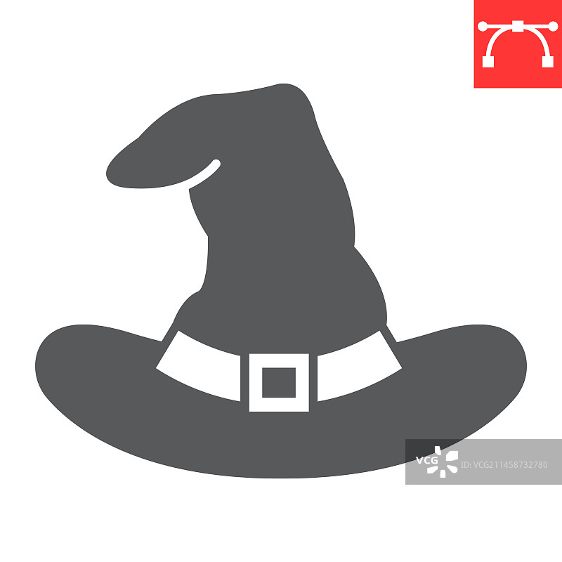 女巫帽标志符号图片素材