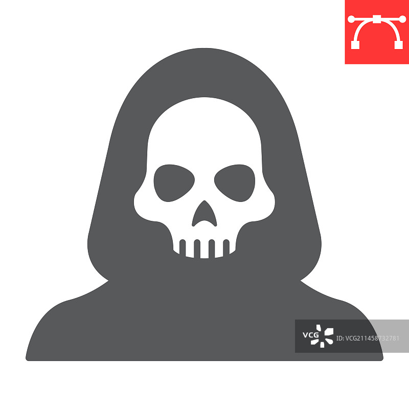 死神字形图标图片素材