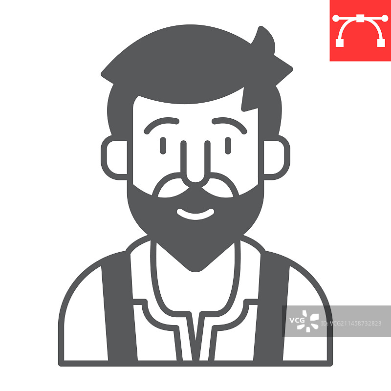 巴伐利亚男人标志图标图片素材