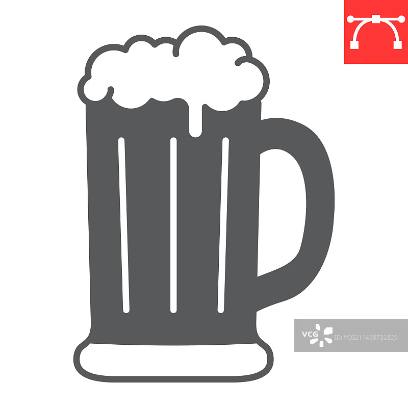 啤酒杯标志符号图片素材