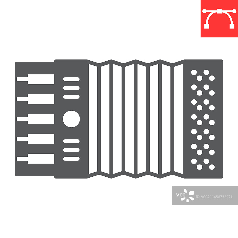 手风琴标志图标图片素材