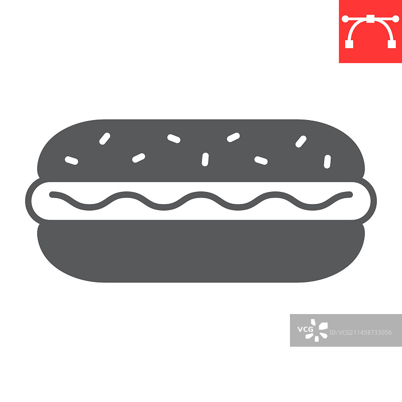 热狗标志图标图片素材