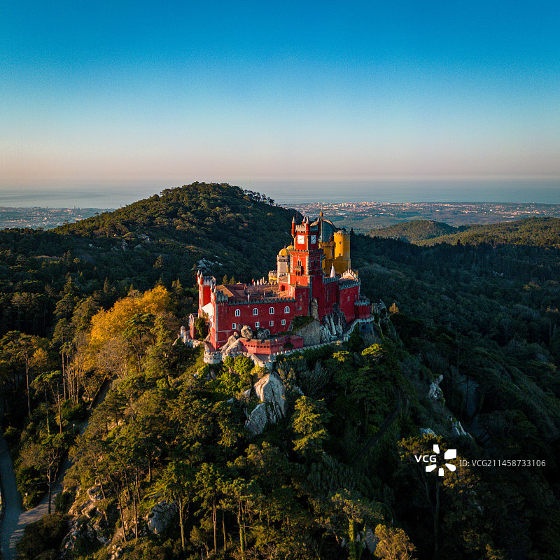 葡萄牙辛特拉佩纳宫图片素材