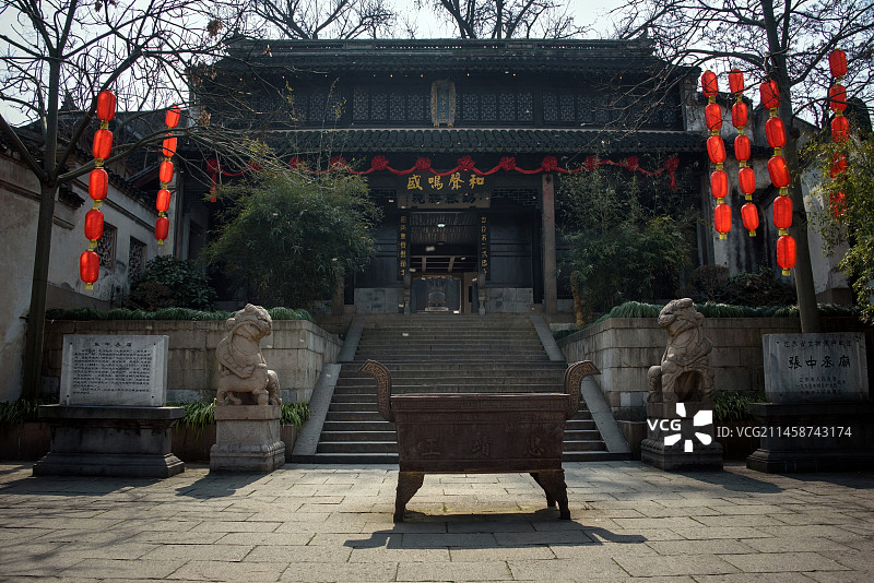 江苏省无锡市梁溪区惠山古镇图片素材