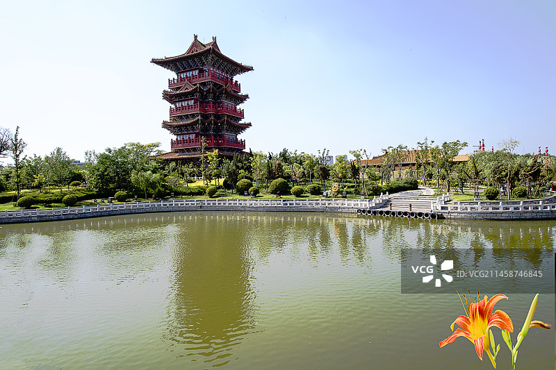 河南开封清明上河园图片素材