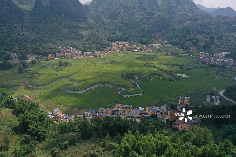 巴马命河景区，巴马瑶族自治县那社乡图片素材