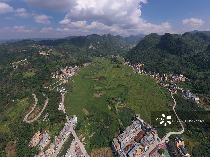 巴马命河景区，巴马瑶族自治县那社乡图片素材