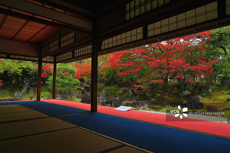 秋季京都府圆德院图片素材