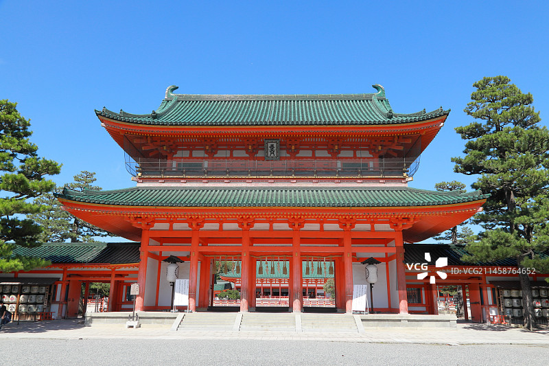 京都府平安神宫应天门图片素材